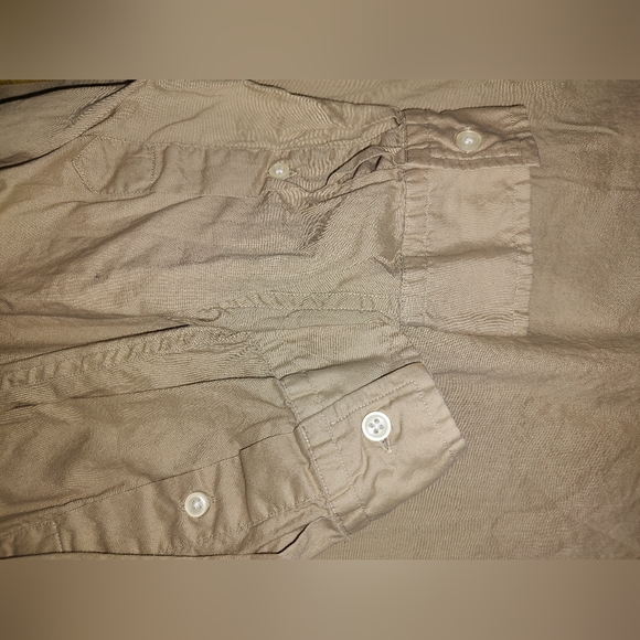 Polo Jeans Company By Ralph Lauren MFG Button Down Beige Long Sleeve XXL Pre-own - Picture 12 of 13